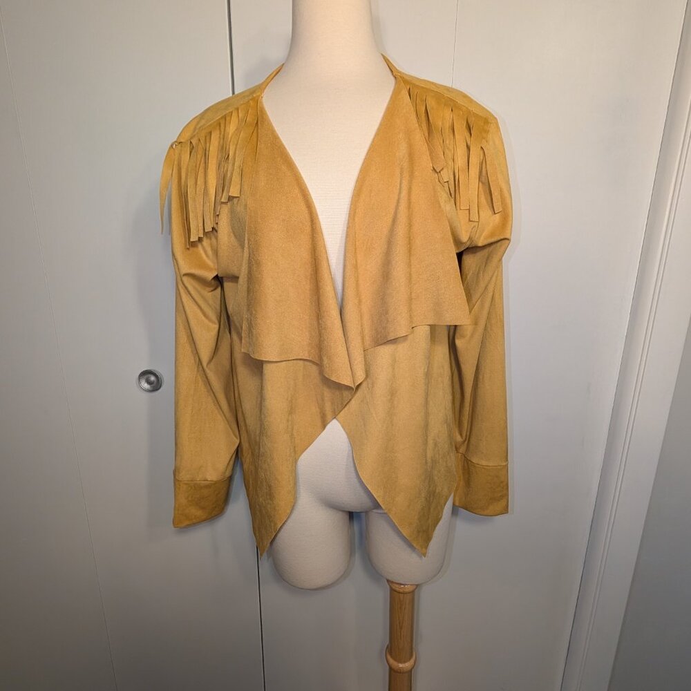 ❤️Crazy Train Calamity Jane Fringe Western Jacket EUC